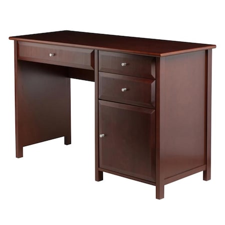 Winsome 30.71 x 47.24 x 20.24 in. Delta Office Writing Desk, Walnut 94147